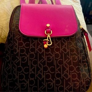 Calvin Klein backpack purse
